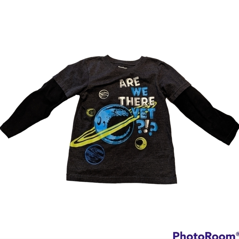 𝅺garanimals 4 T are we there yet long sleeve tee